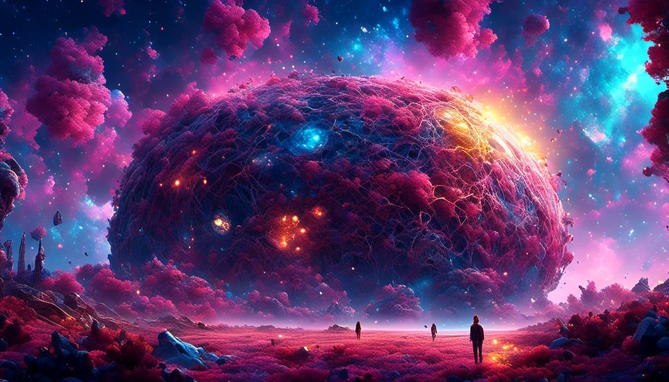 Galactic Spacescape with Parallax in Unreal Engine