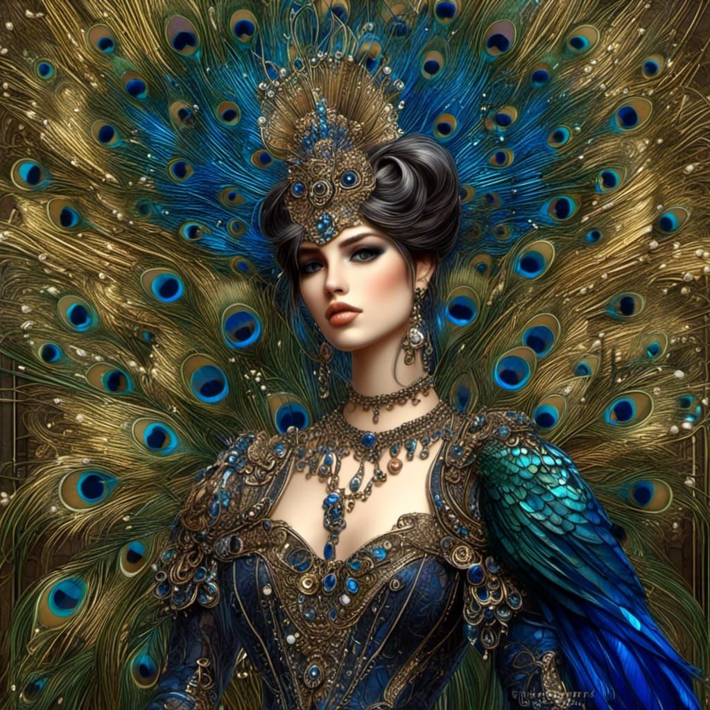 Peacock Woman