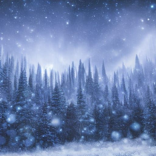 Figure Shrouded in Moonlight, a Digital Matte Painting