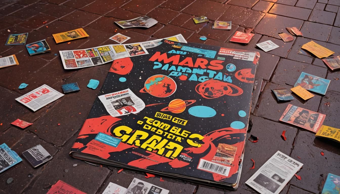 Mars Cydonia: Polish Comic Book Cover Art