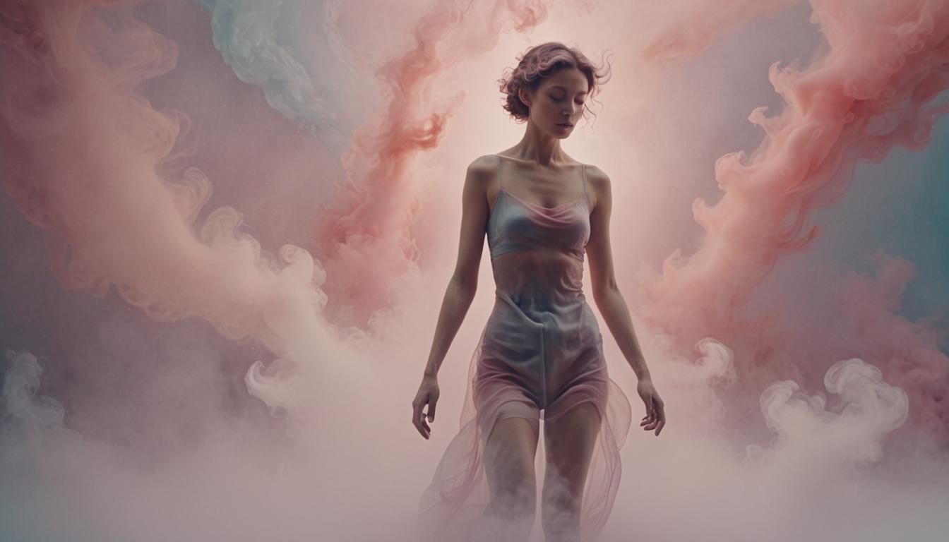 Surreal Transformation in Dreamlike Hues