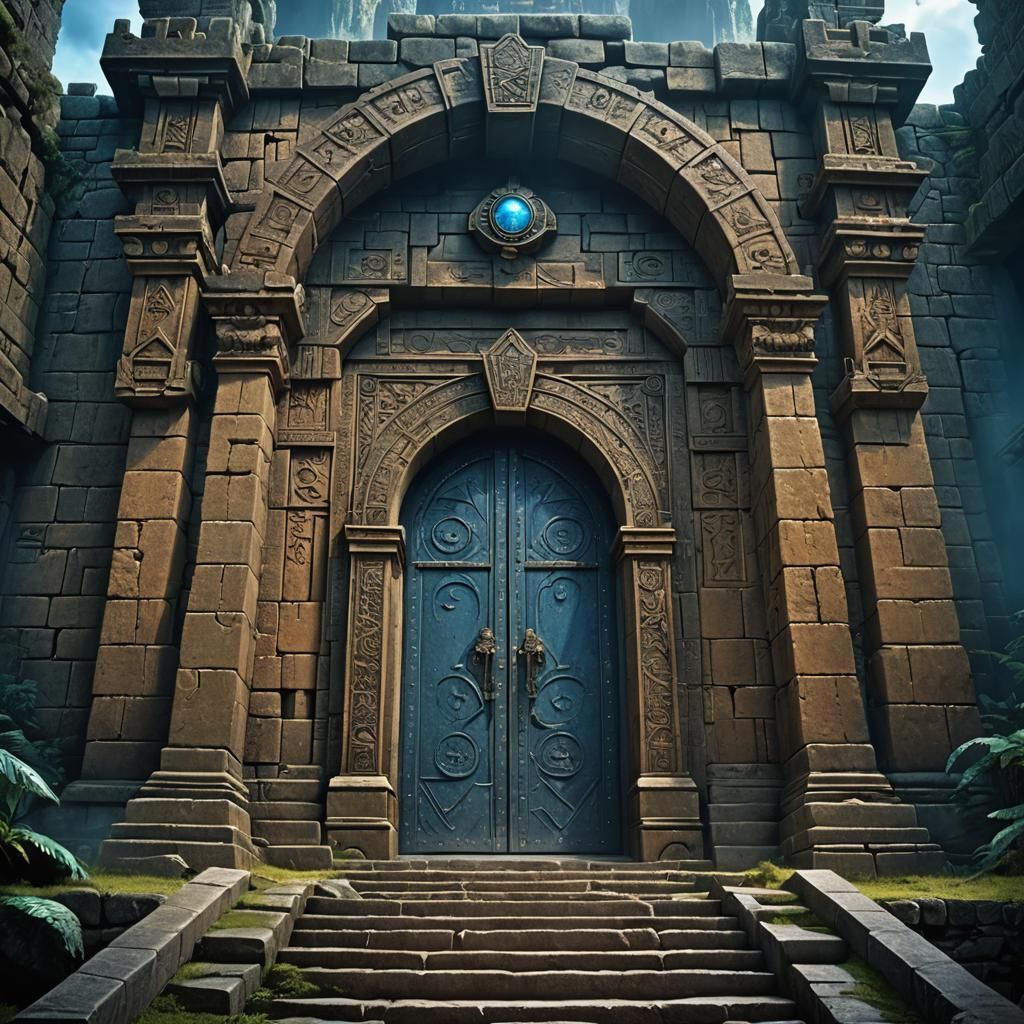 Majestic Castle Portal with Epic Fantasy Energy