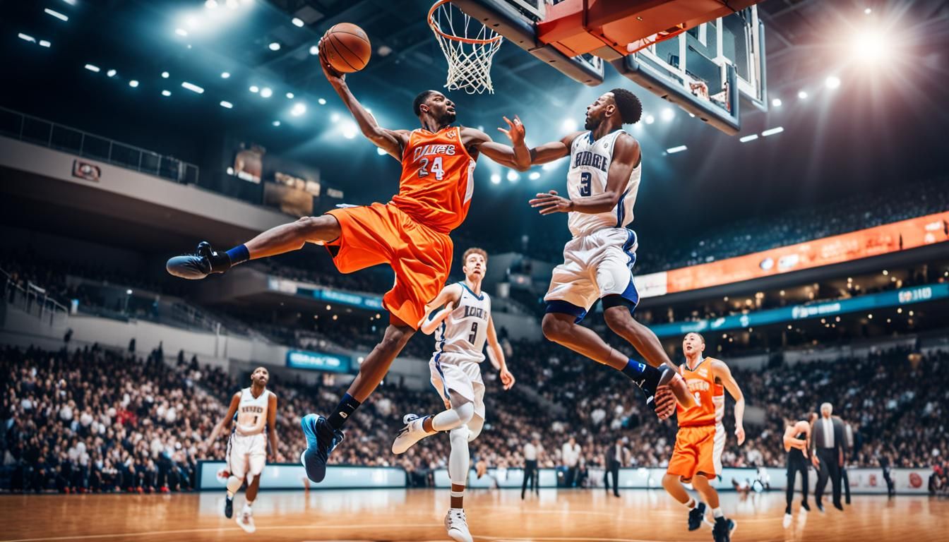 Basketball Player's Dynamic Jump Shot in 4K