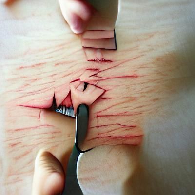 Image Portraying Self-Harm and Mental Health