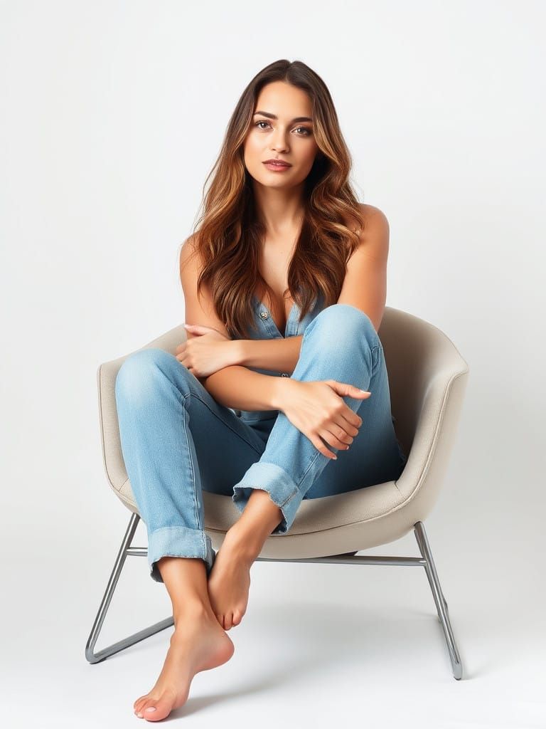 Confident Woman in Modern Elegance