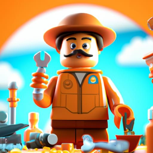 Lego Reimagined as Pixar-Style 3D Digital Art