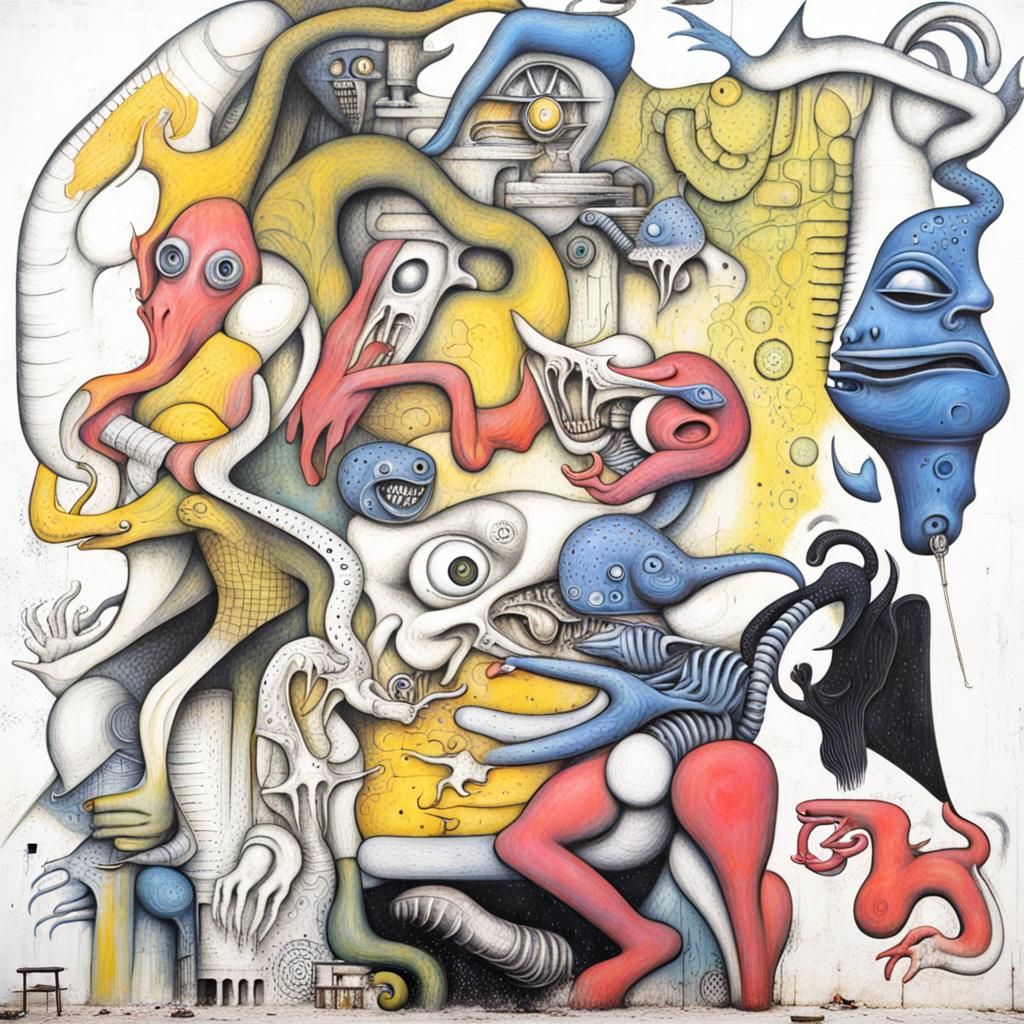 H.R. Giger Inspired Graffiti Art