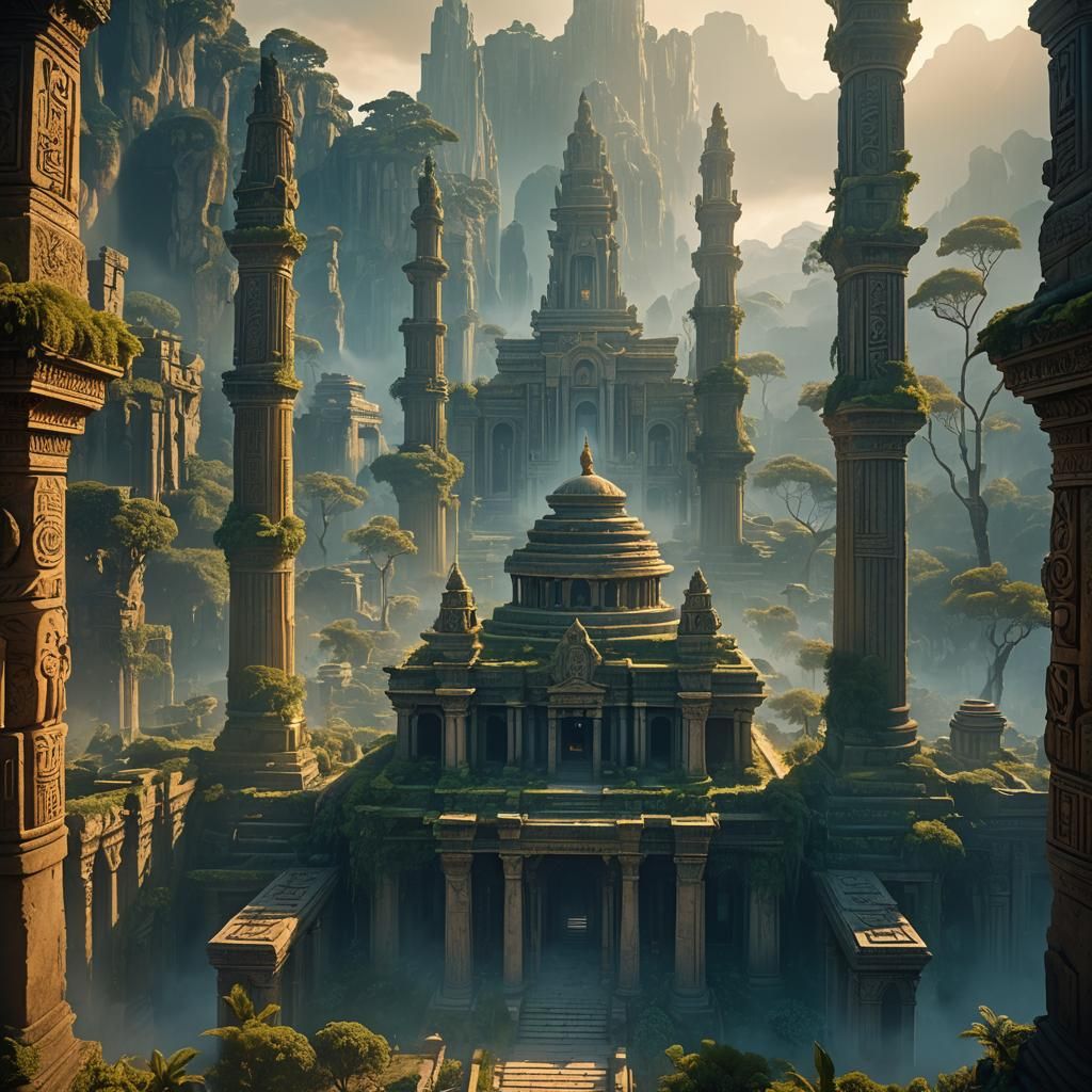 Temple of Eris: Cinematic Matte Painting