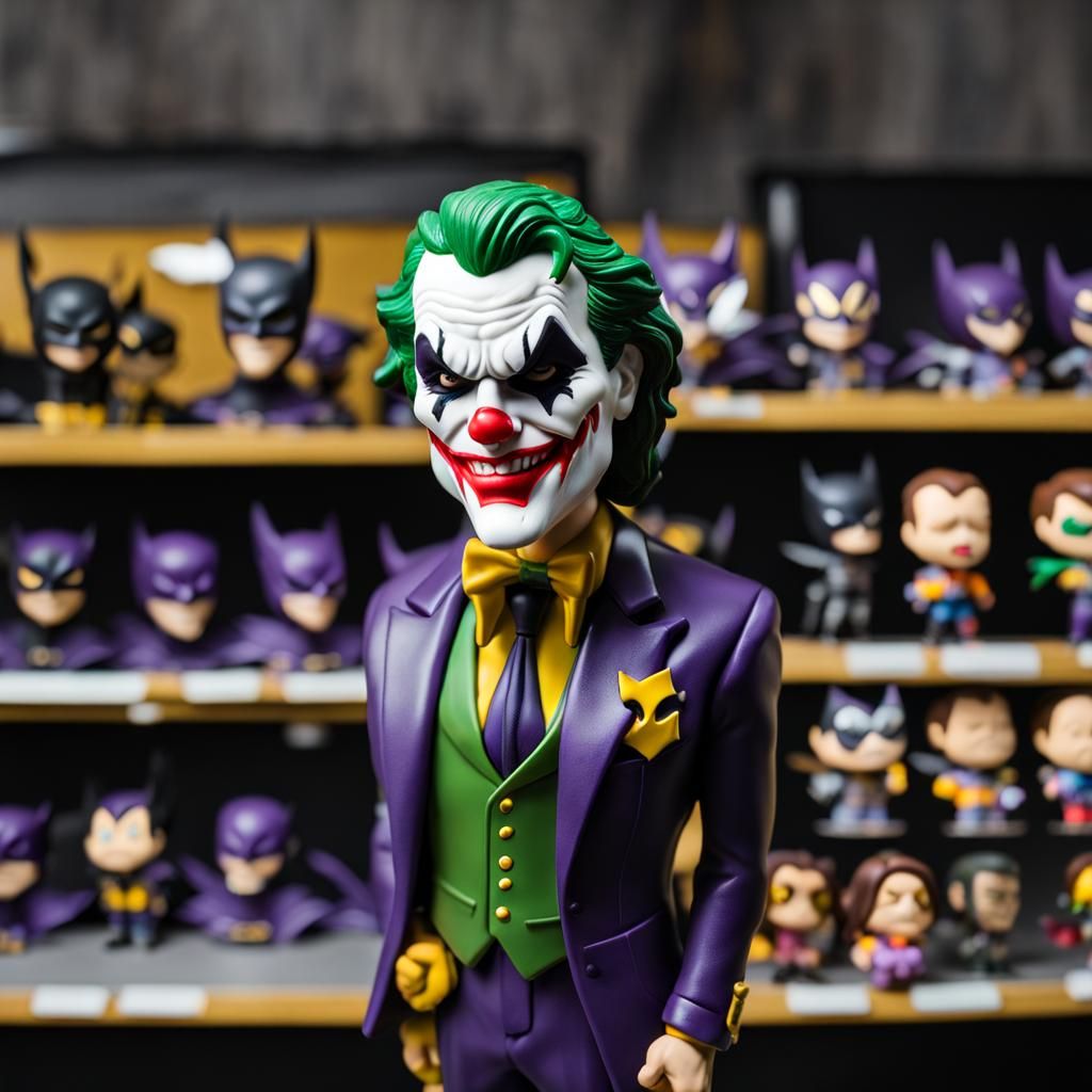 Joker Bobblehead Triumphs Over Batgirl