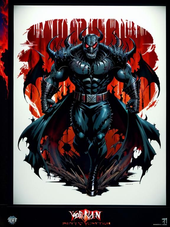 Macabre Comic Book Supervillain Fusion