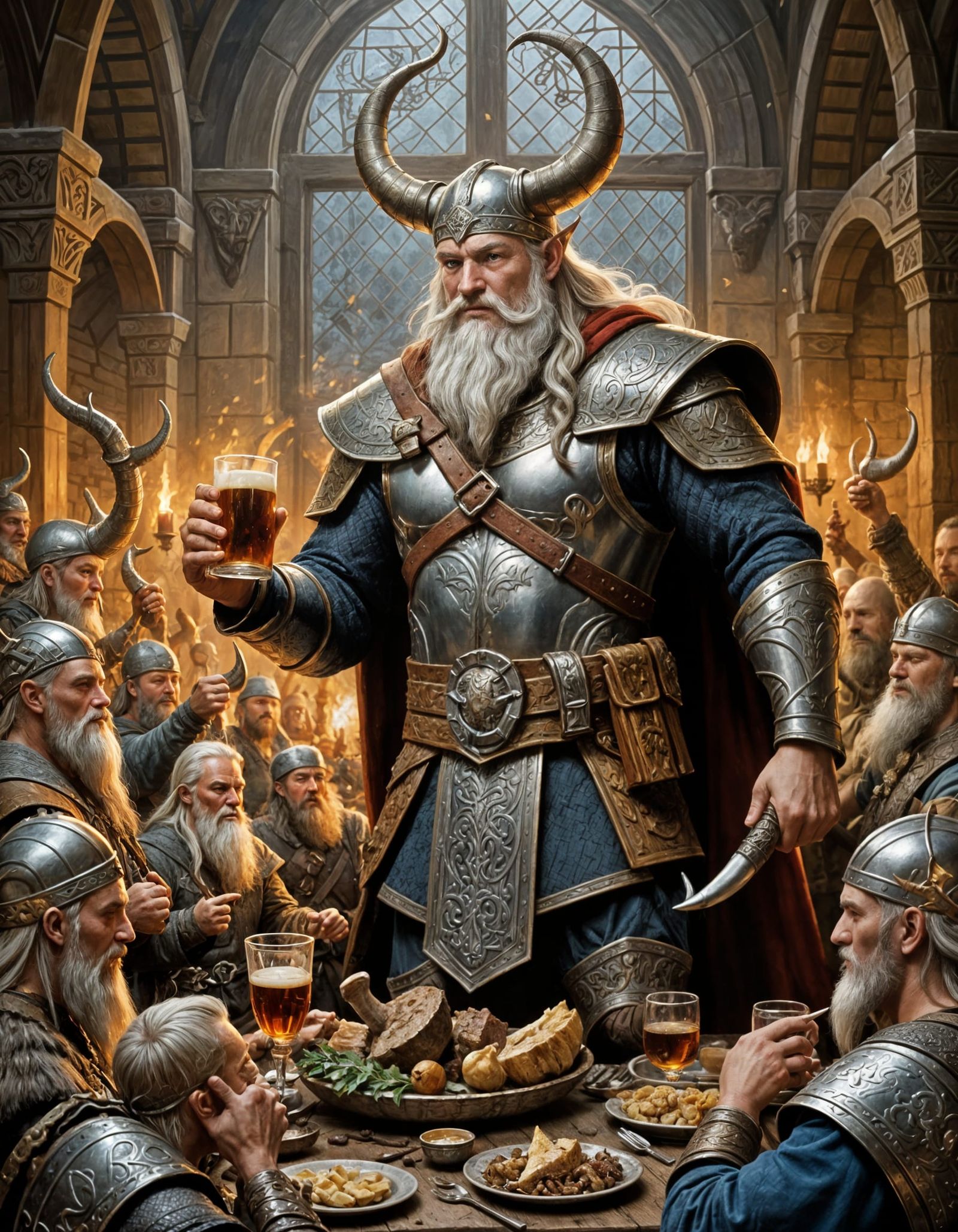 Vikings Celebrate Yuletide in Grandeur