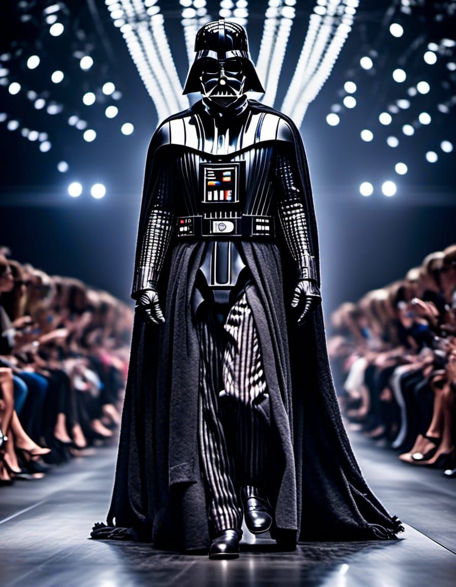 Darth Vader Walks the Catwalk in Balenciaga