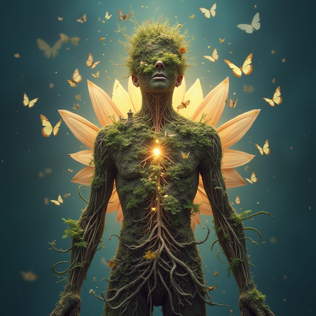 Blooming Humanoid: Inner Landscape Revealed