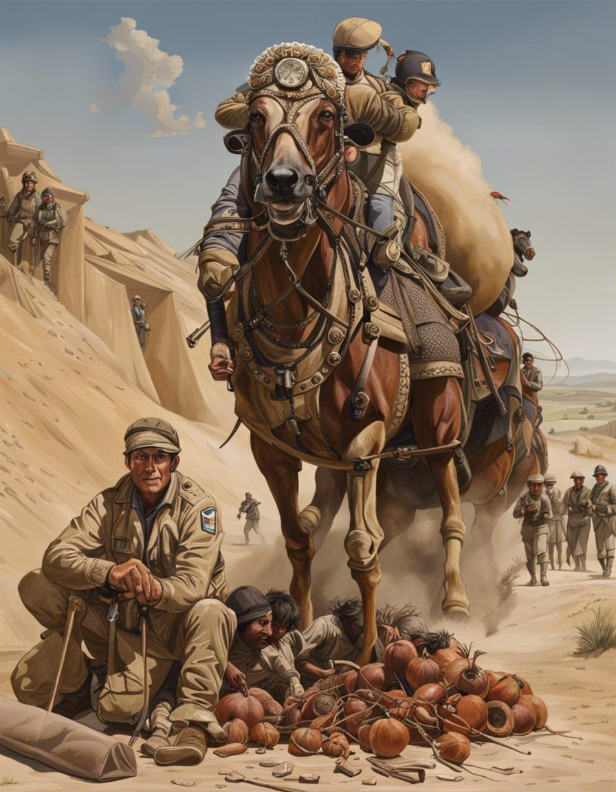 Surreal Imploding Man Festival Scene in Vivid Detail