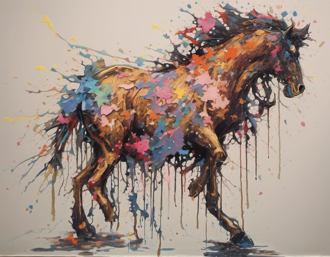 Lady Portrait in Carne Griffiths Style with 3D Shading