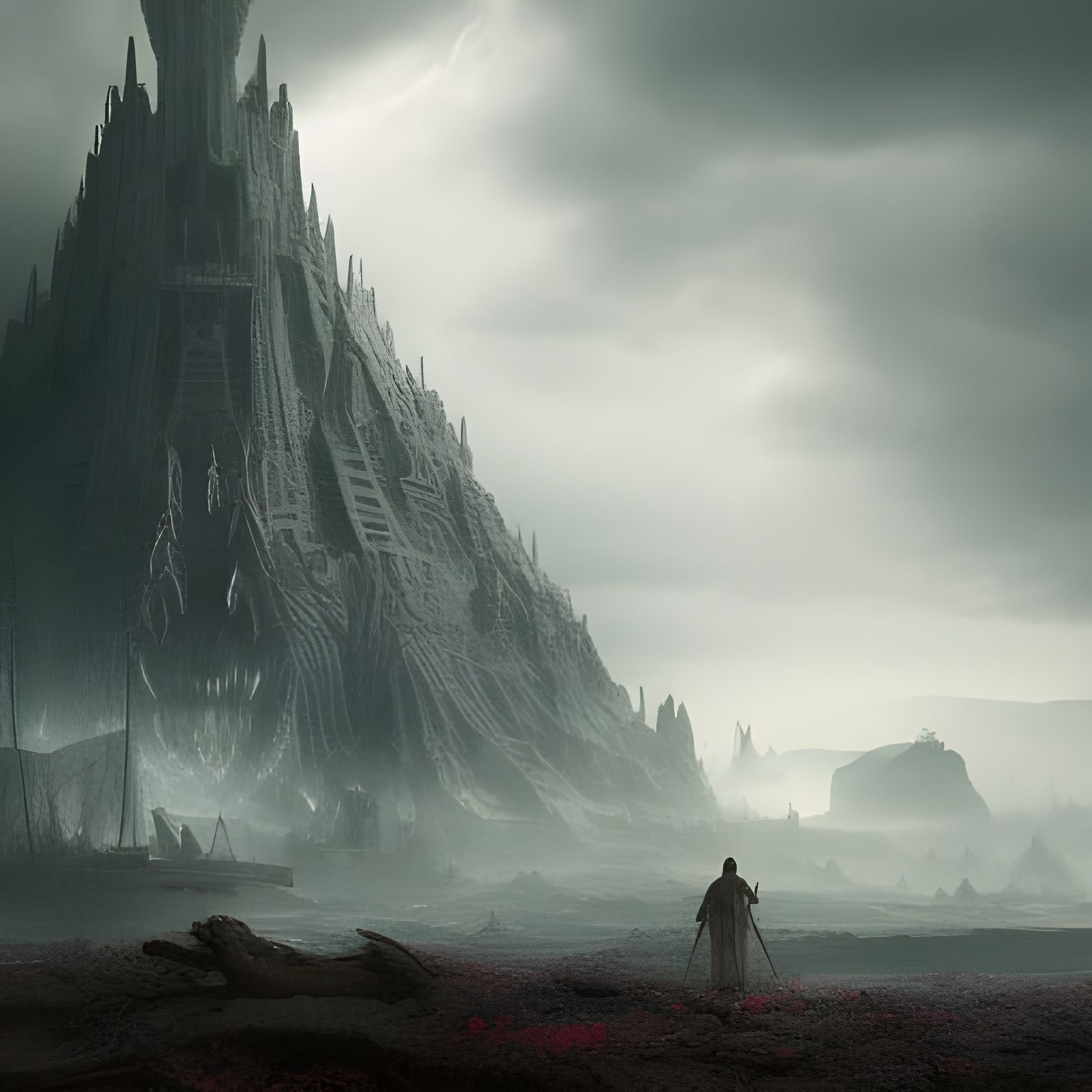 Epic Warrior in the Realm of Death