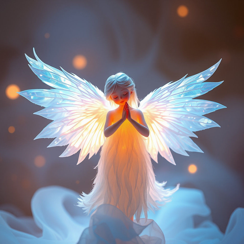 Luminous Angels Radiating Healing Light