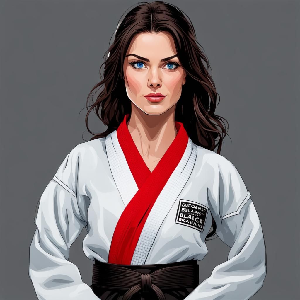 Woman with Brown Hair Hopes to Pass Exam