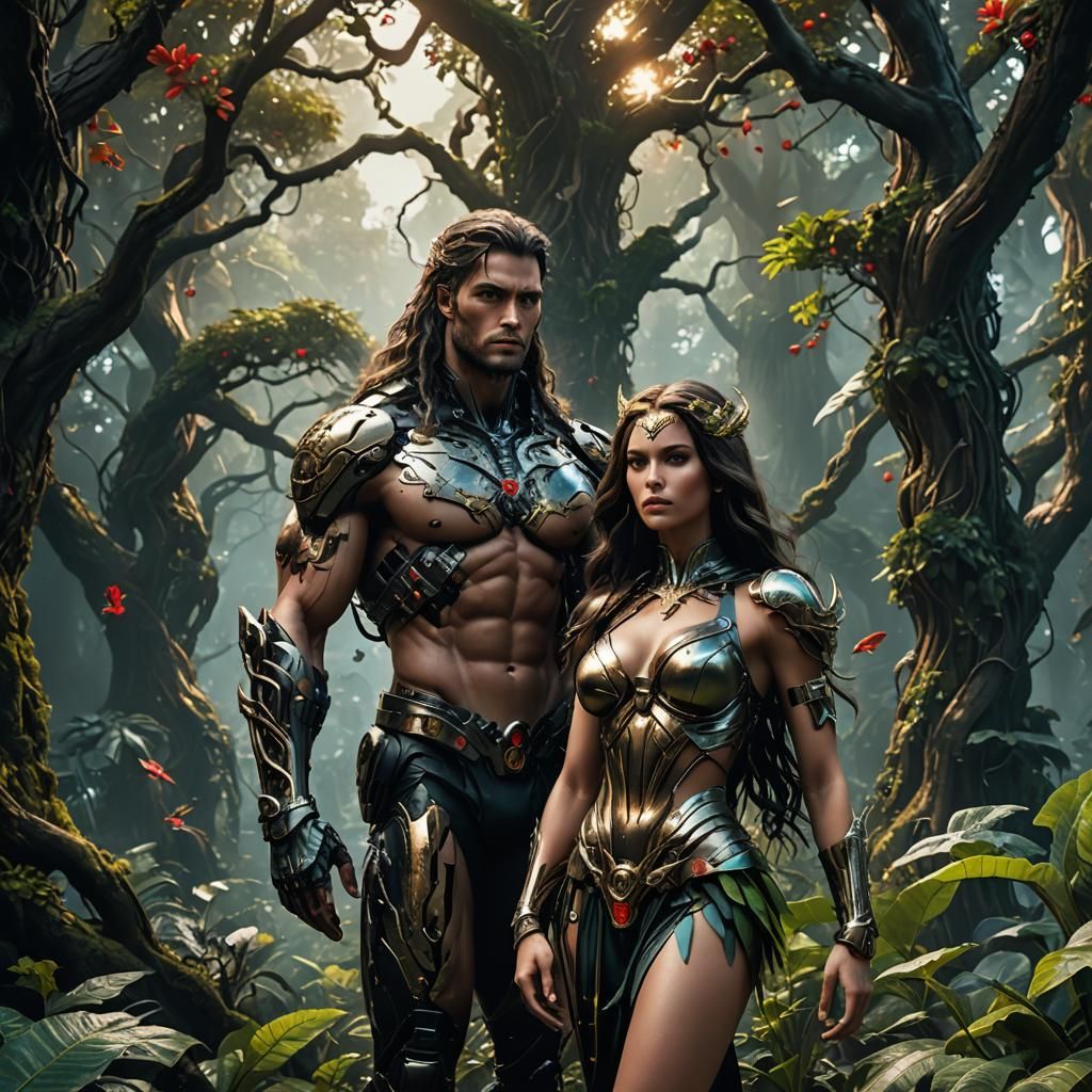 AI Cyborg Adam and Eve: Original Sin in Unreal Engine