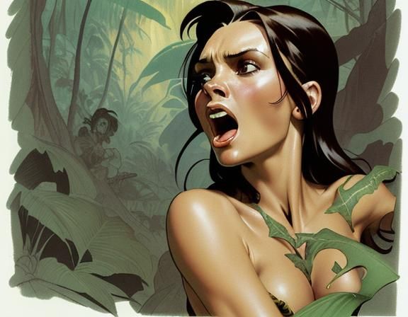 Victoria Beckham in the jungle