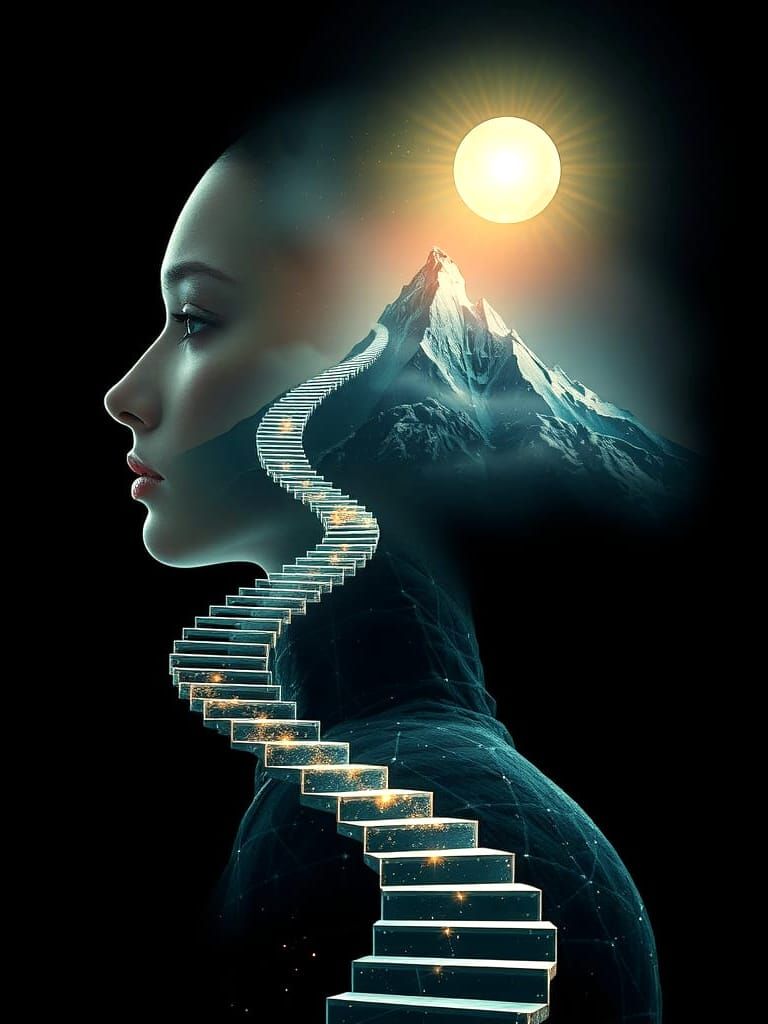 Cosmic Beauty in Minimalist Harmony