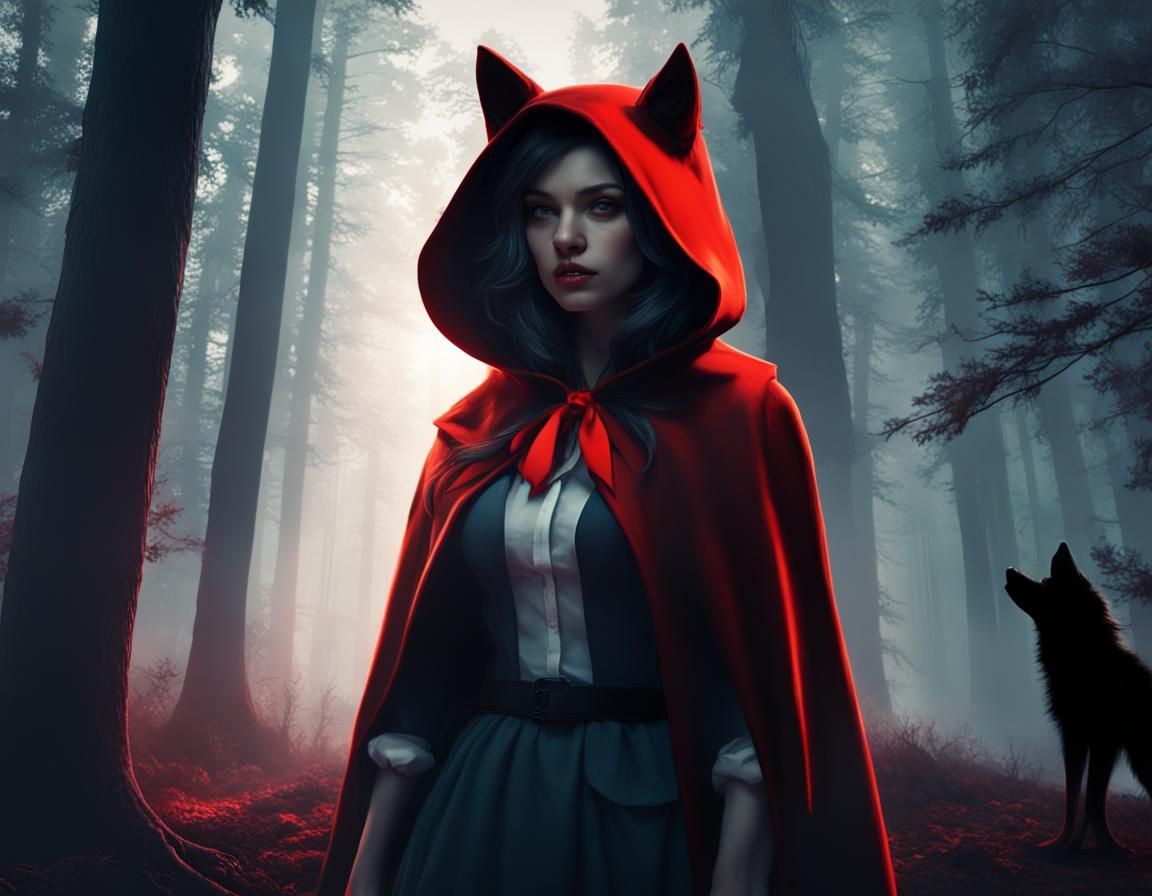 Dark Red Riding Hood