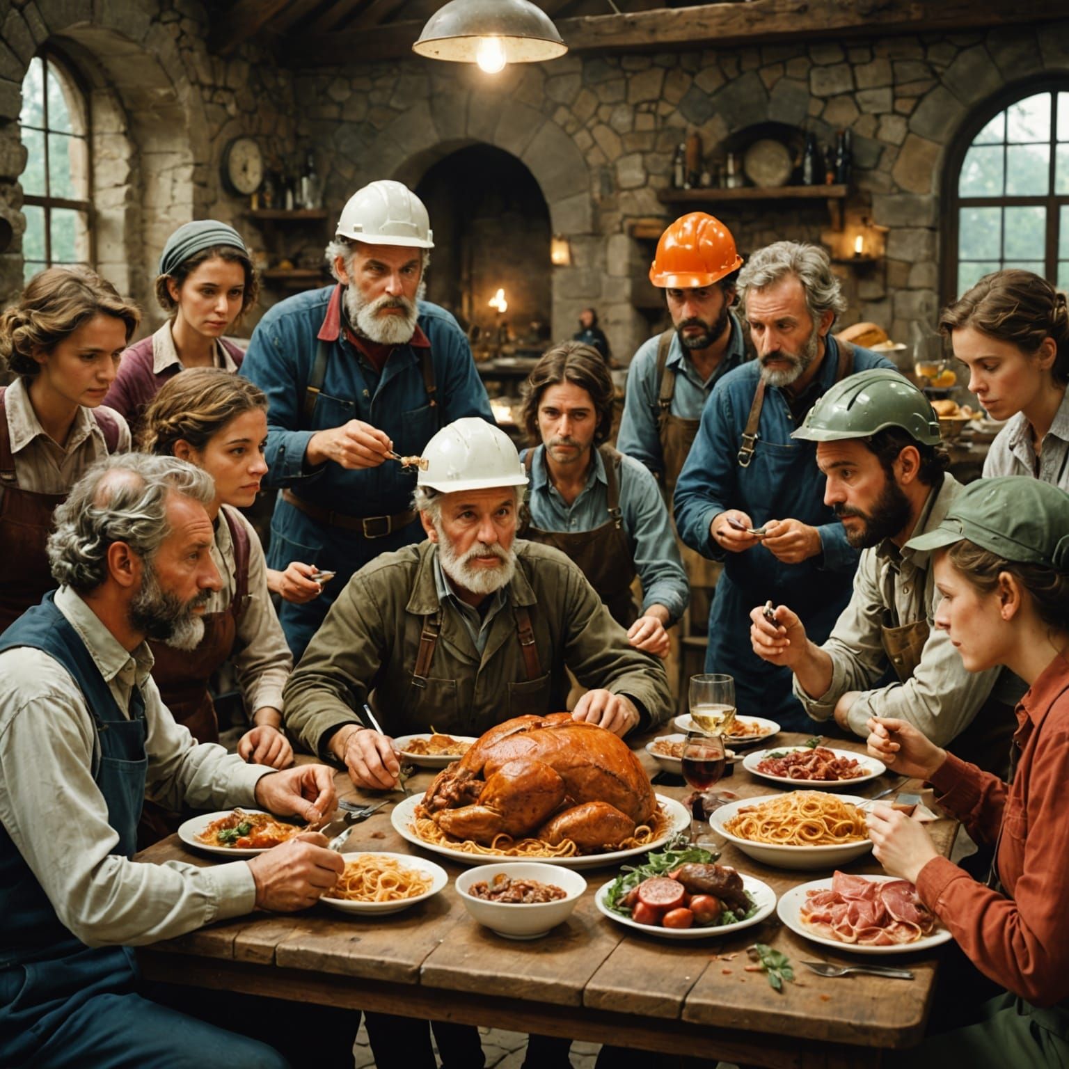 Italian Geologists Feast: Epic Digital Matte Painting