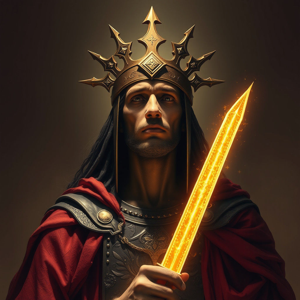 Seleucus I Nicator: Digital Portrait in Ethereal Style