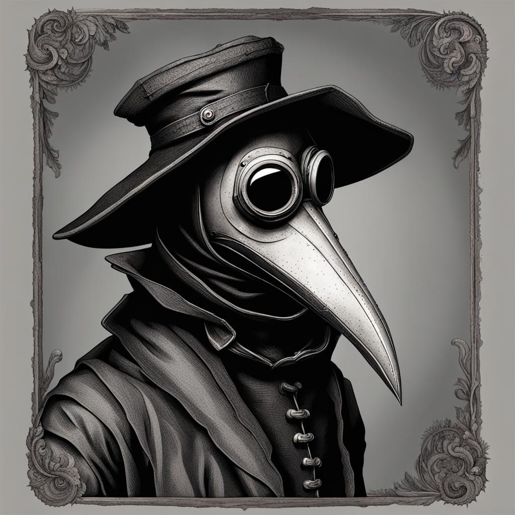 Renaissance Plague Doctor in Historical Style