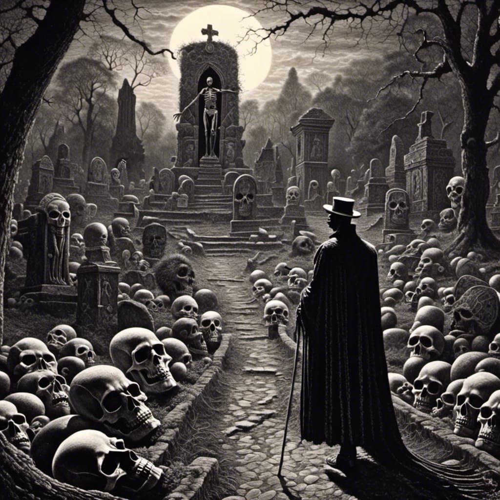 Baron Samedi back in the graveyard