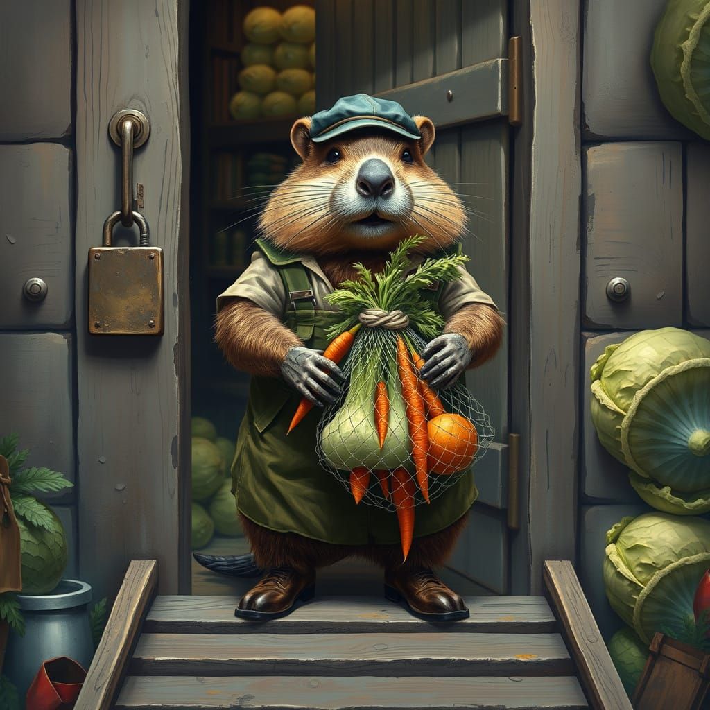 Beaver is a storekeeper