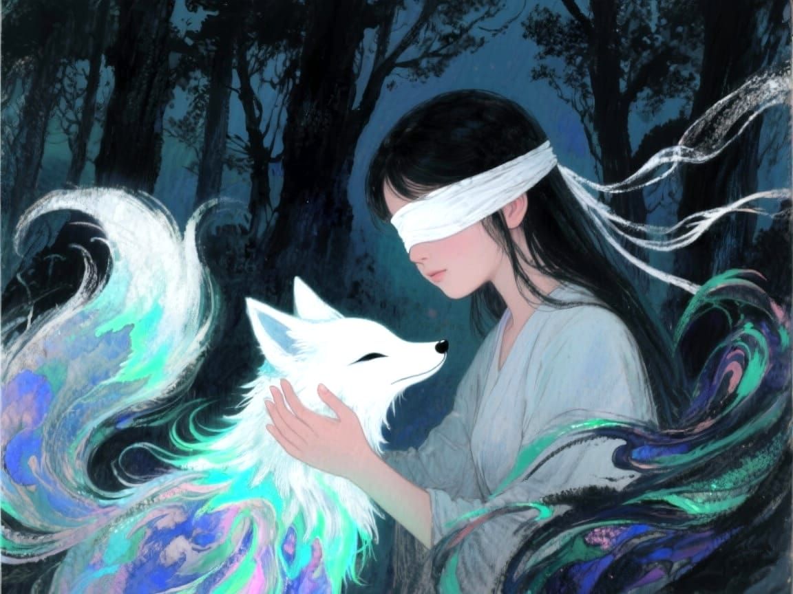 A girl and her spirit guide