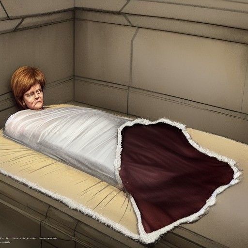 Sinister Entombed Figure in Dark Fantasy Style