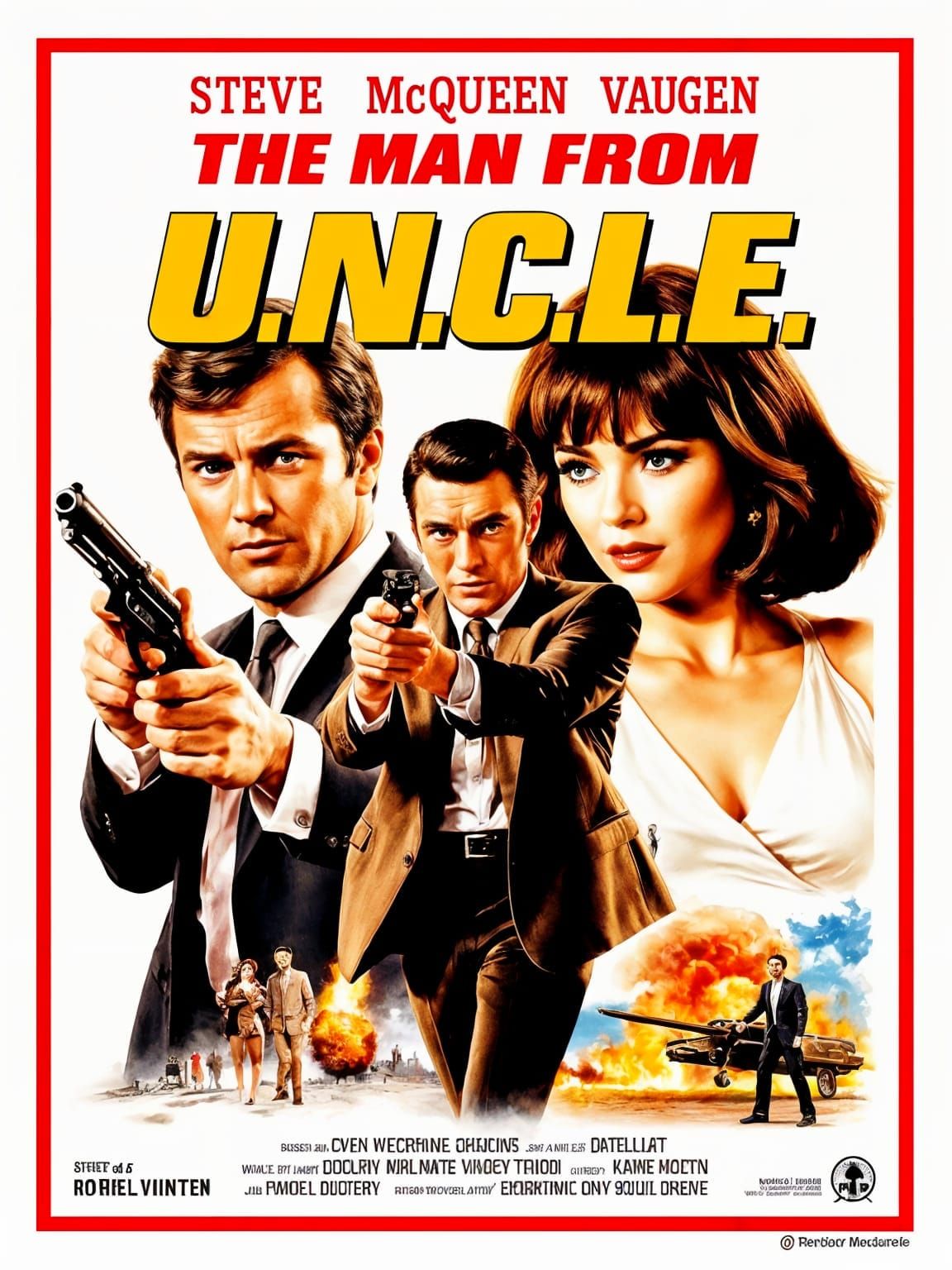 Action Movie Poster: The Man From U.N.C.L.E.