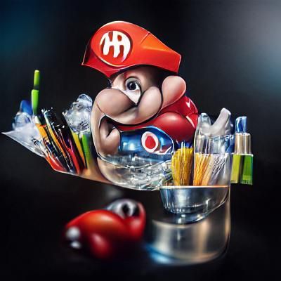 AI Renders a Classic Video Game Character