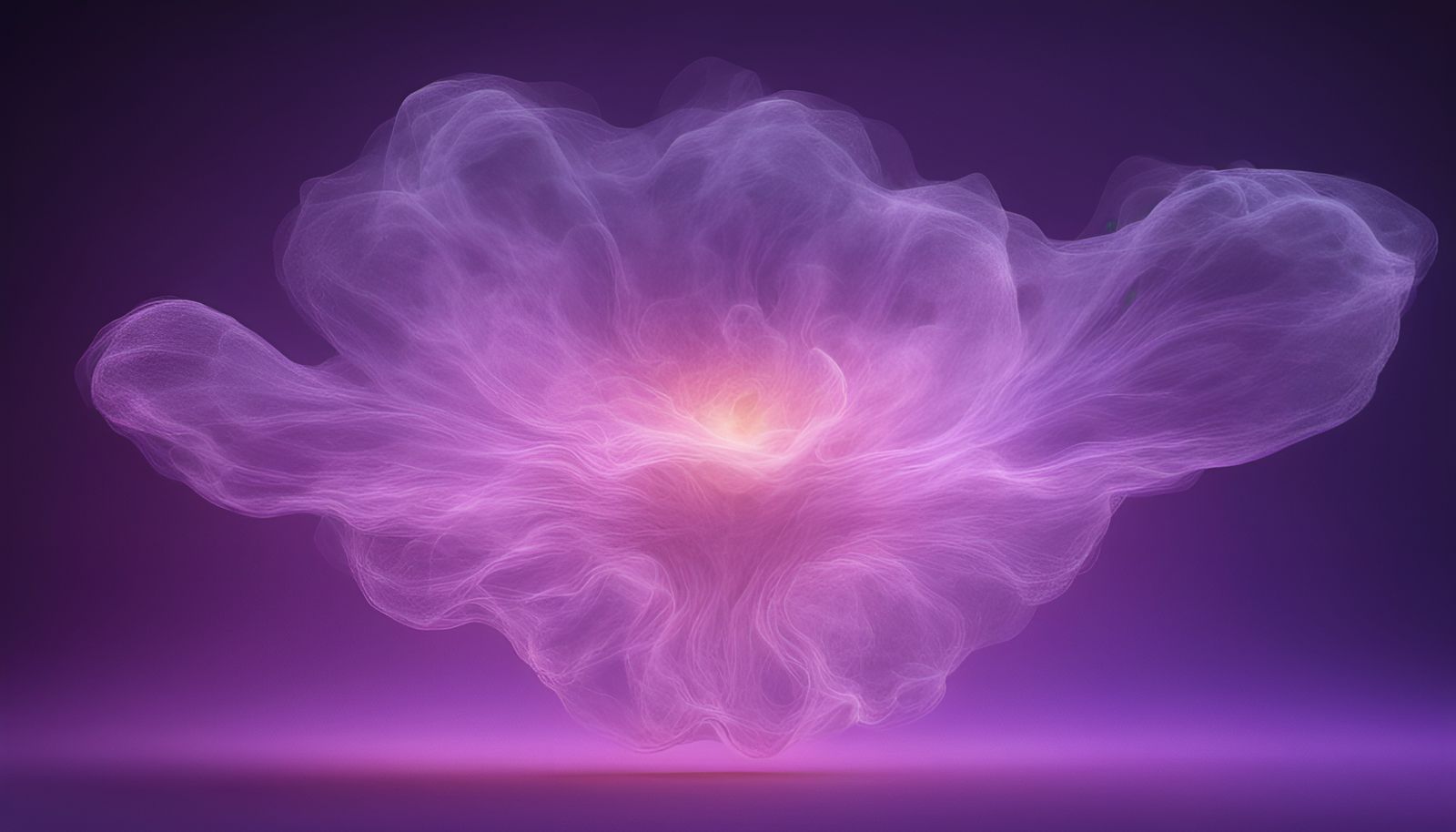 Ethereal Cloud Ghost in Volumetric 3D Render