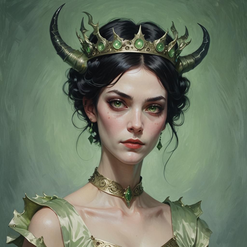 Eerie Pale Woman Possessed and Floating