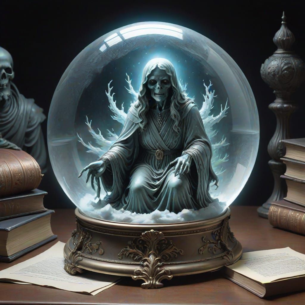 Spectral Spirit Trapped in a Snowglobe