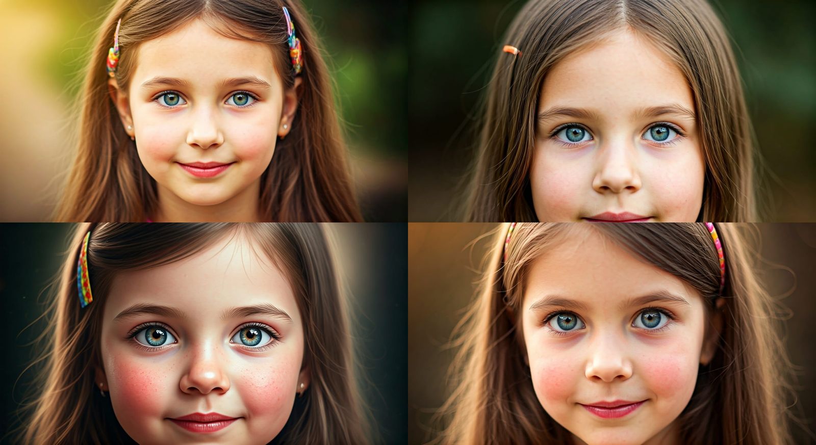 Sweet Girl Portrait with Dreamy Lighting