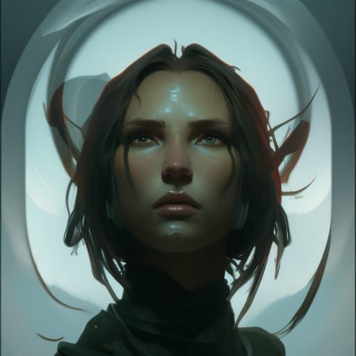 Detailed Cultist Portrait in Hyperdetailed Style