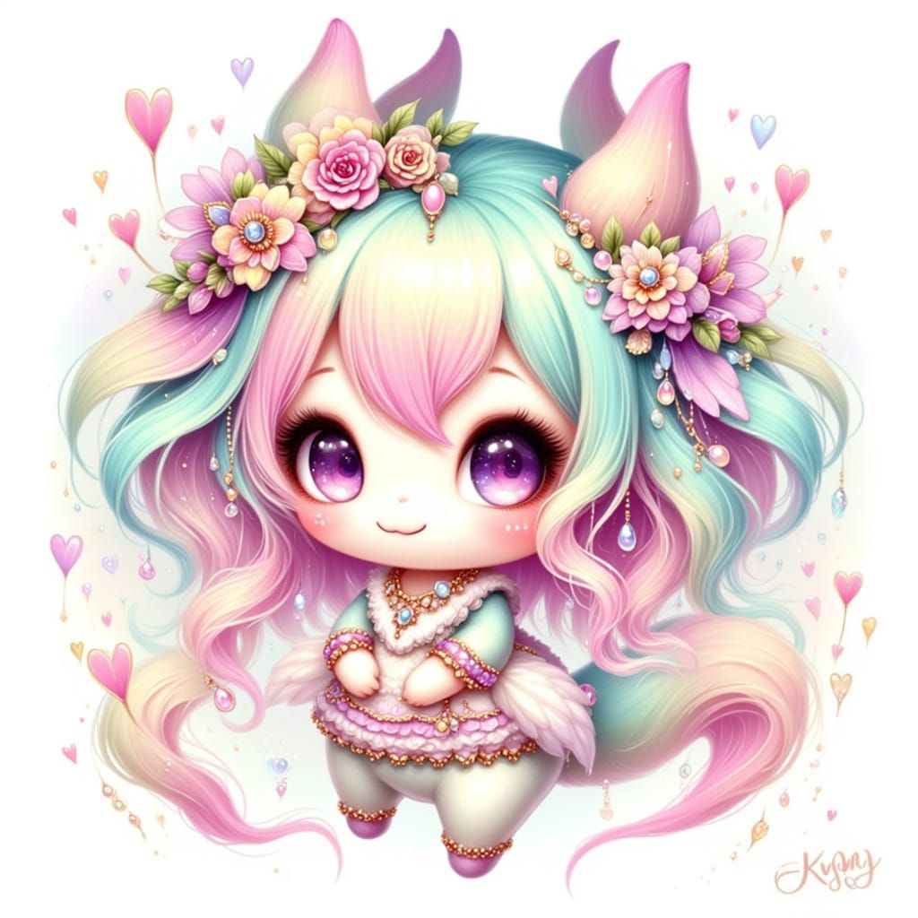 Adorable Kyootsie Character Design