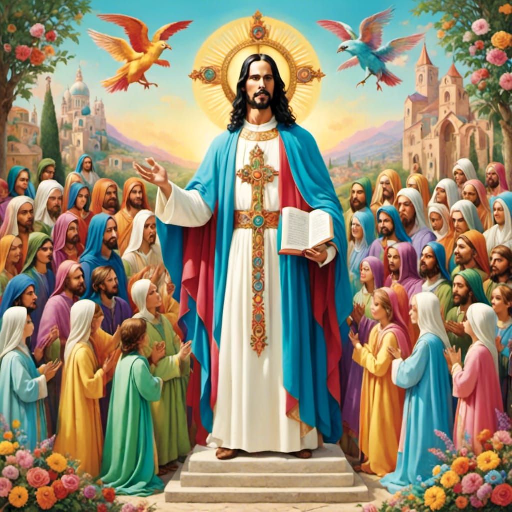 Jesus Christ Preaching: Unsettling Visuals