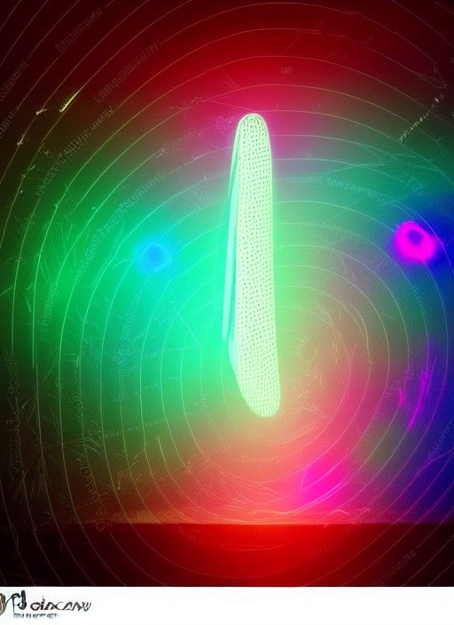 Surreal Alien Moonscape in Holographic Auroracore Style