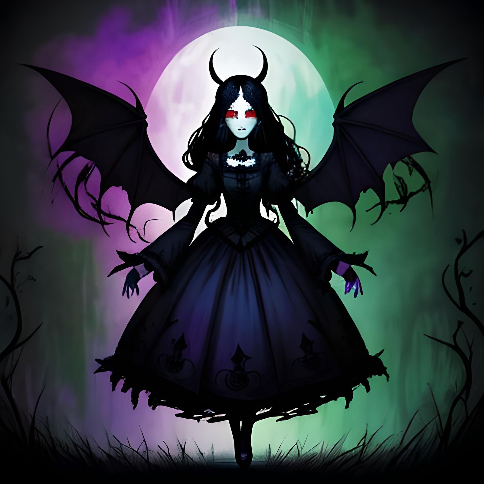 Gothic Devil: Ethereal Folk Art Horror