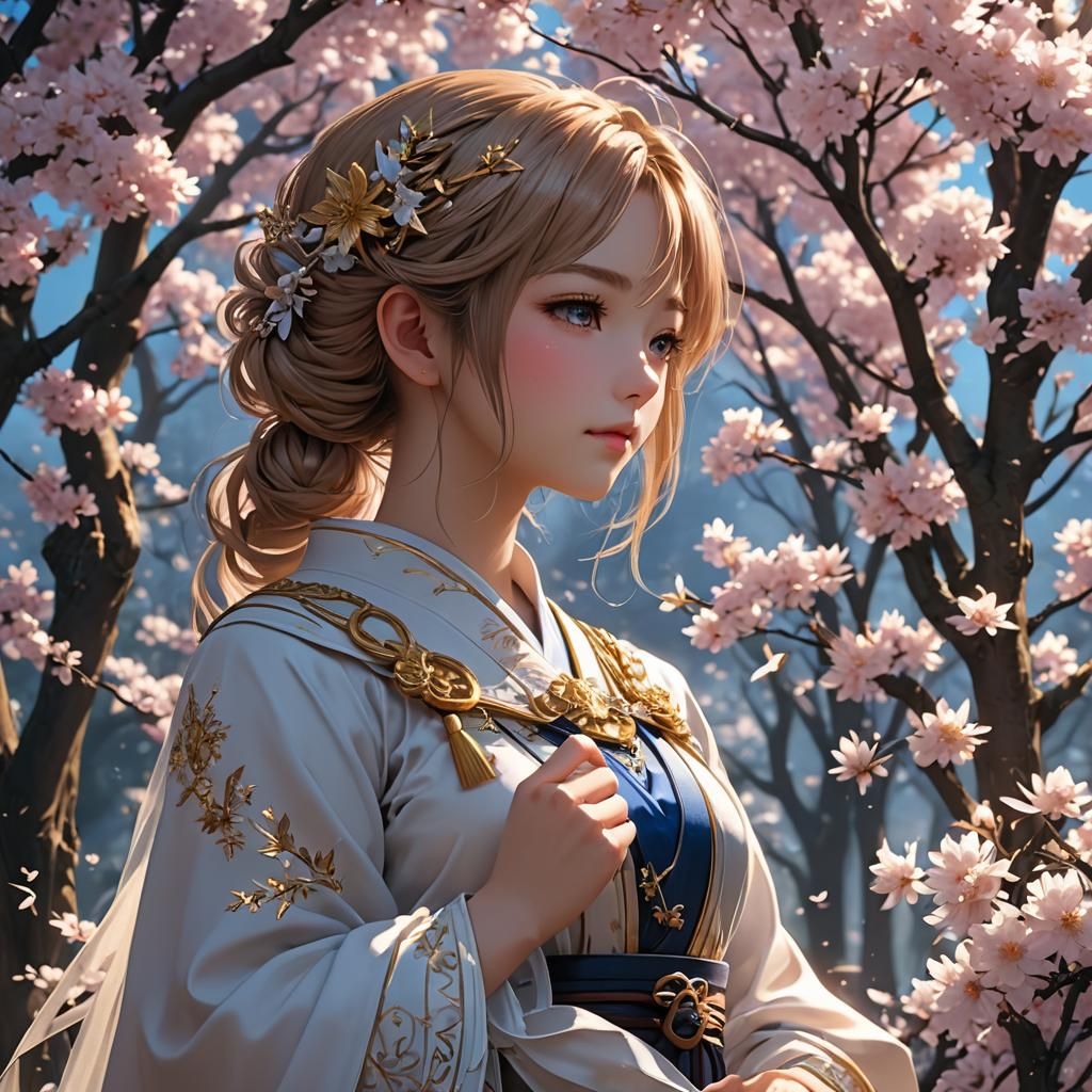 Dreamlike Anime Art Inspired by WLOP