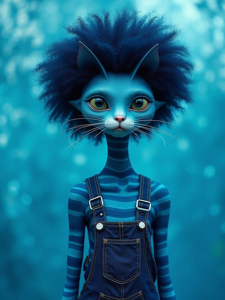 'Aliens of the Rainbow' Fashion Series: Blue