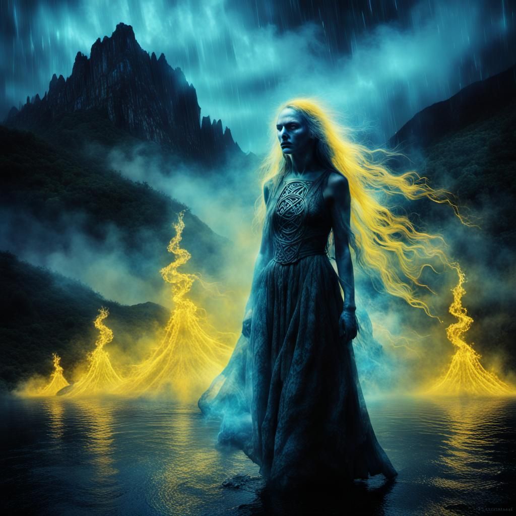 Celtic Dream: Warriors and Spirits in Impressionist Style