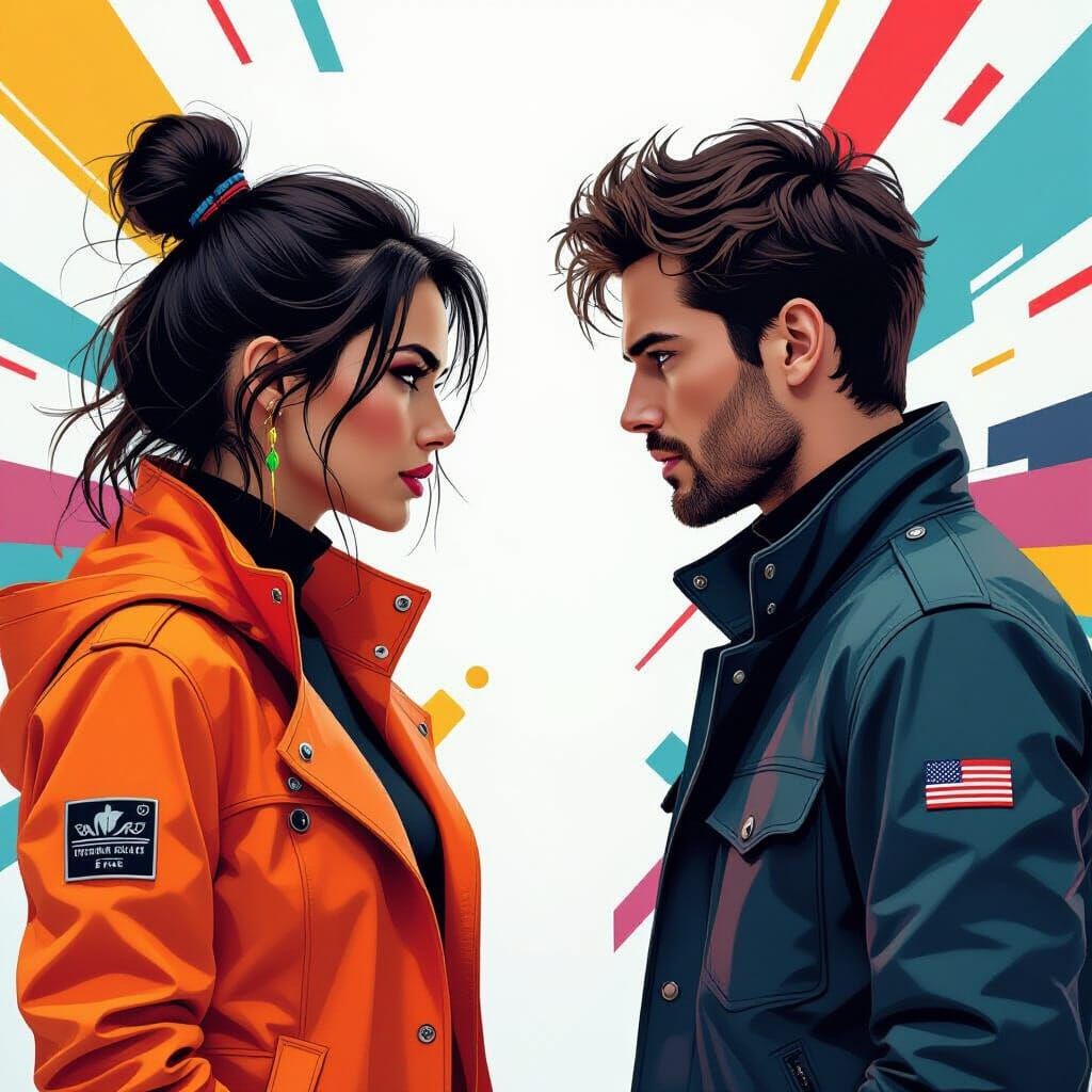 Gemini Twins in Dynamic Action Sequence