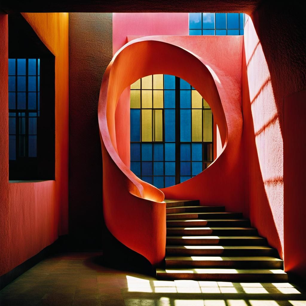 Luis Barragan Inspired House Interior