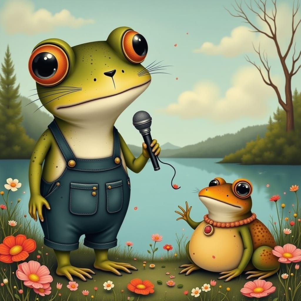 Singing Frog